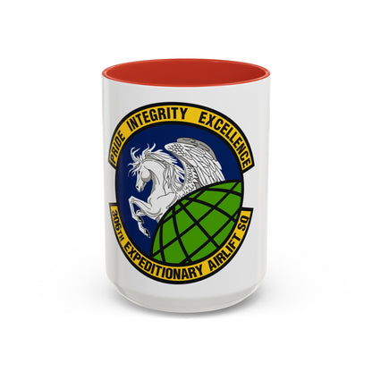 306th Expeditionary Airlift Squadron (U.S. Air Force) Accent Coffee Mug