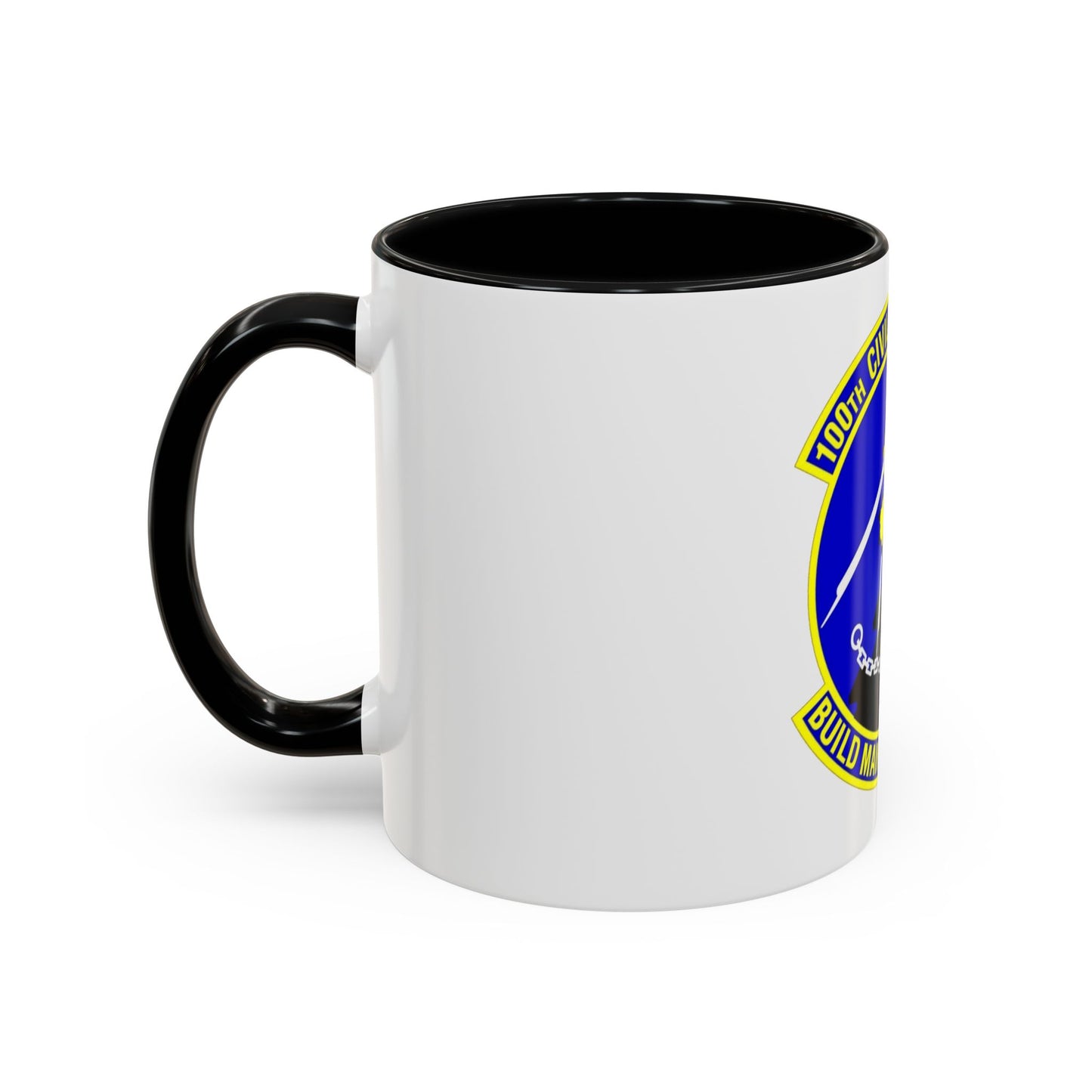 100 Civil Engineer Squadron USAFE (U.S. Air Force) Accent Coffee Mug