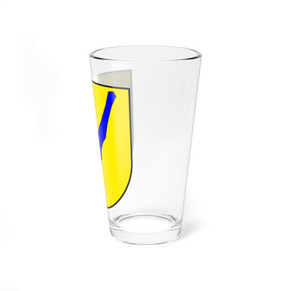 Langwies wappen (Switzerland) (Coat of Arms) Pint Glass 16oz