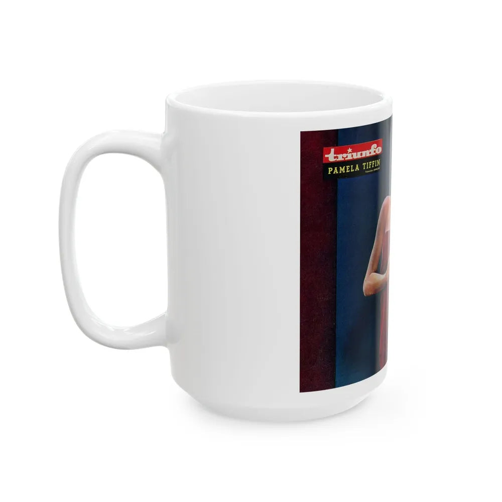 Pamela Tiffin #80 - Mag. Centerfold (Vintage Female Icon) White Coffee Mug-Go Mug Yourself