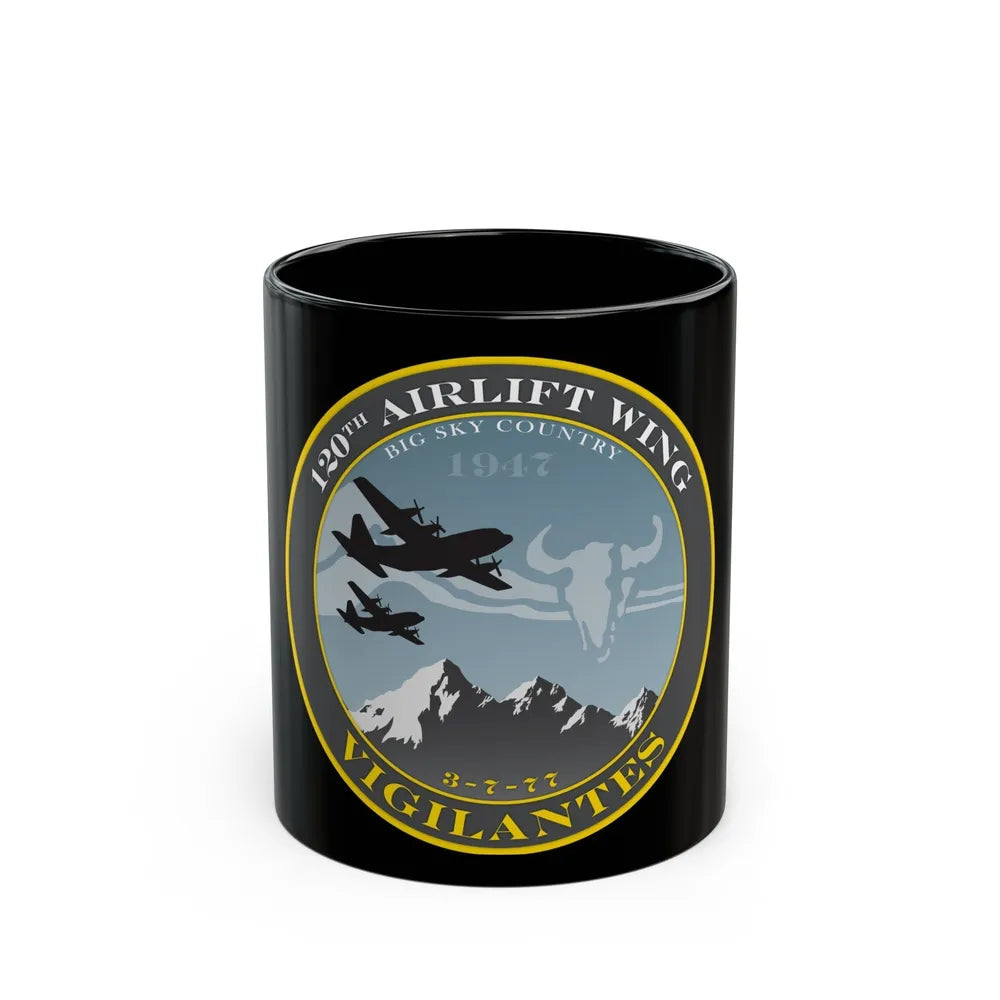 120th Airlift Wing (U.S. Air Force) Black Coffee Mug-11oz-Go Mug Yourself