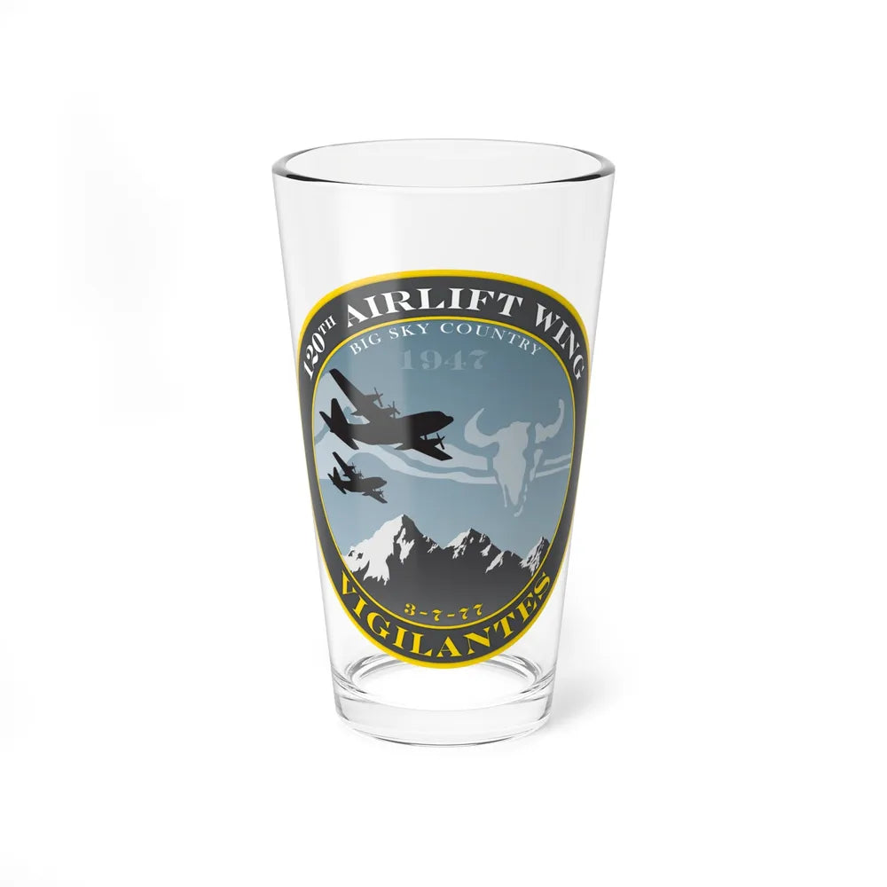 120th Airlift Wing (U.S. Air Force) Pint Glass 16oz-16oz-Go Mug Yourself