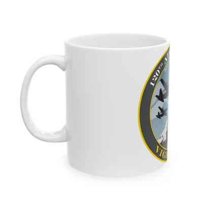 120th Airlift Wing (U.S. Air Force) White Coffee Mug-Go Mug Yourself