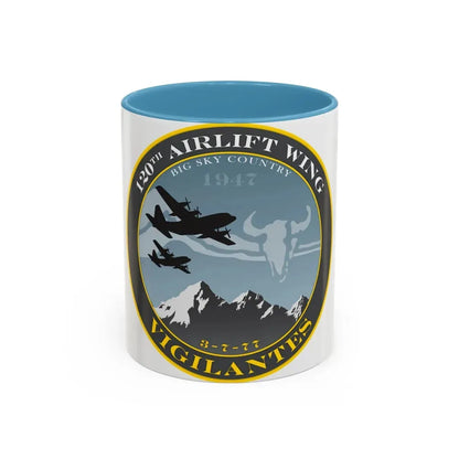 120th Airlift Wing (U.S. Air Force) Accent Coffee Mug 11oz Light Blue - Go Mug Yourself
