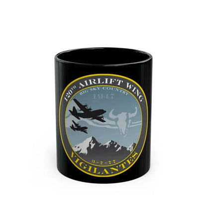 120th Airlift Wing (U.S. Air Force) Black Coffee Mug 11oz - Go Mug Yourself