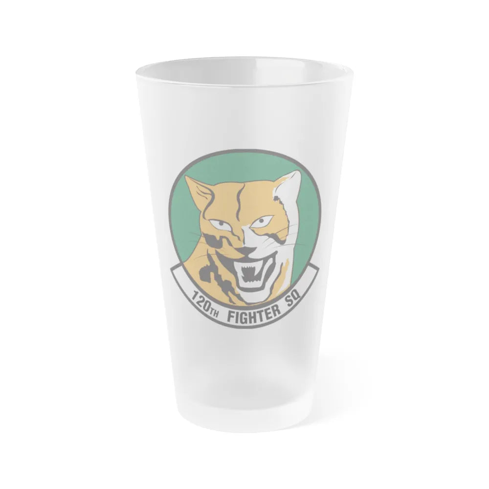 120th Fighter Squadron (U.S. Air Force) Frosted Pint Glass 16oz-16oz-Frosted-Go Mug Yourself