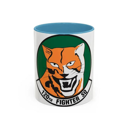 120th Fighter Squadron (U.S. Air Force) Accent Coffee Mug 11oz Light Blue - Go Mug Yourself