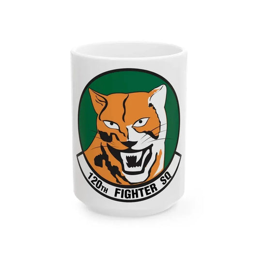 120th Fighter Squadron (U.S. Air Force) White Coffee Mug 15oz - Go Mug Yourself