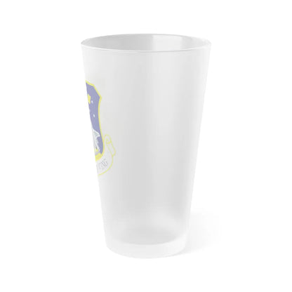 120th Fighter Wing (U.S. Air Force) Frosted Pint Glass 16oz-Go Mug Yourself