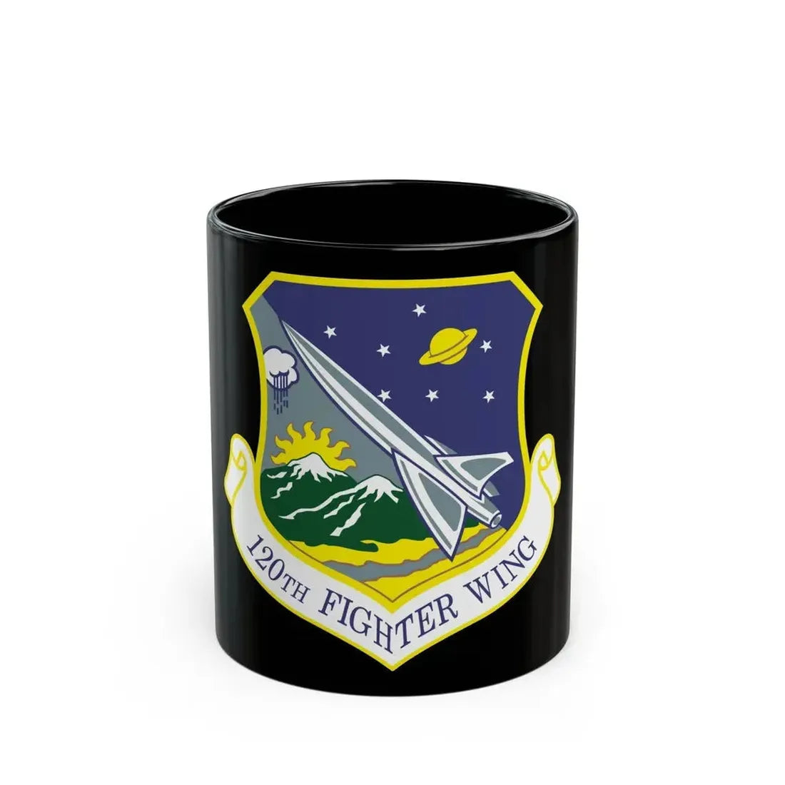 120th Fighter Wing (U.S. Air Force) Black Coffee Mug 11oz - Go Mug Yourself