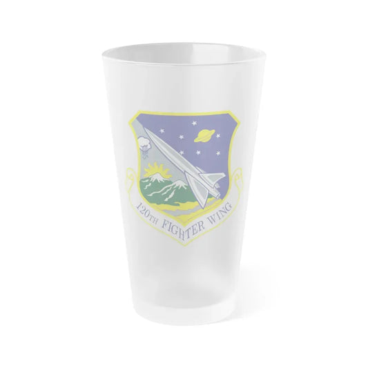 120th Fighter Wing (U.S. Air Force) Frosted Pint Glass 16oz 16oz Frosted - Go Mug Yourself
