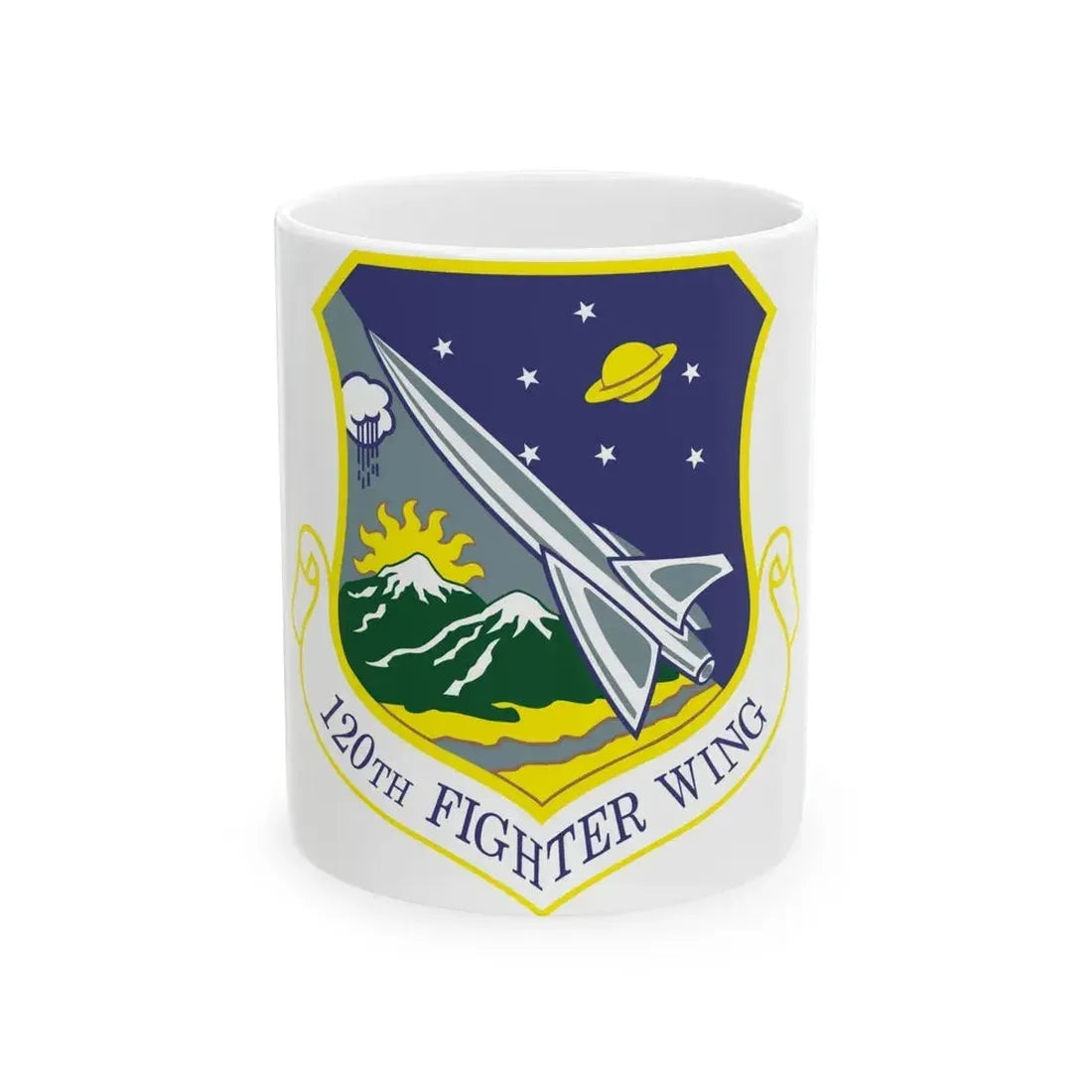 120th Fighter Wing (U.S. Air Force) White Coffee Mug 11oz - Go Mug Yourself