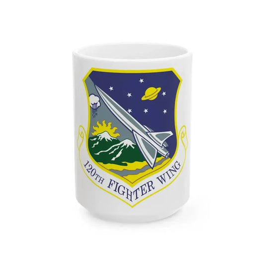 120th Fighter Wing (U.S. Air Force) White Coffee Mug 15oz - Go Mug Yourself