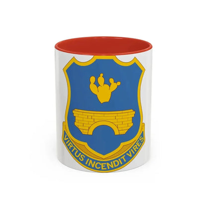 120th Infantry Regiment (U.S. Army) Accent Coffee Mug 11oz Red - Go Mug Yourself