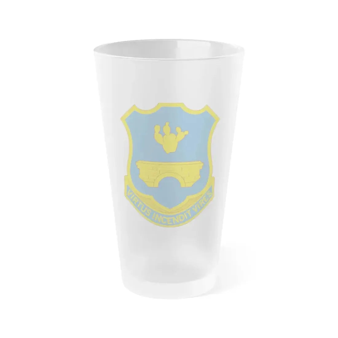 120th Infantry Regiment (U.S. Army) Frosted Pint Glass 16oz Default Title - Go Mug Yourself