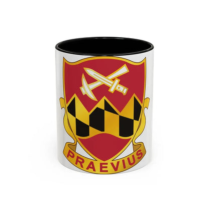 121 Engineer Battalion (U.S. Army) Accent Coffee Mug 11oz Black - Go Mug Yourself