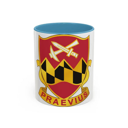 121 Engineer Battalion (U.S. Army) Accent Coffee Mug 11oz Light Blue - Go Mug Yourself