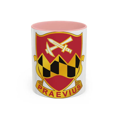 121 Engineer Battalion (U.S. Army) Accent Coffee Mug 11oz Pink - Go Mug Yourself