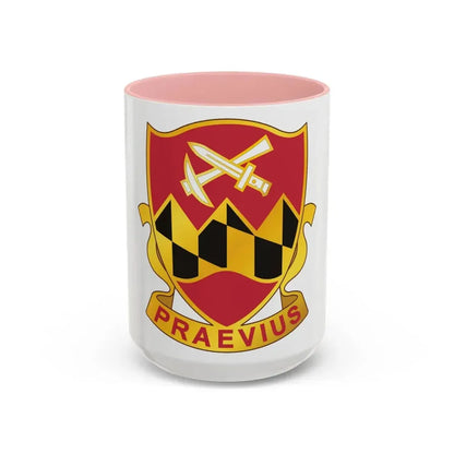 121 Engineer Battalion (U.S. Army) Accent Coffee Mug 15oz Pink - Go Mug Yourself