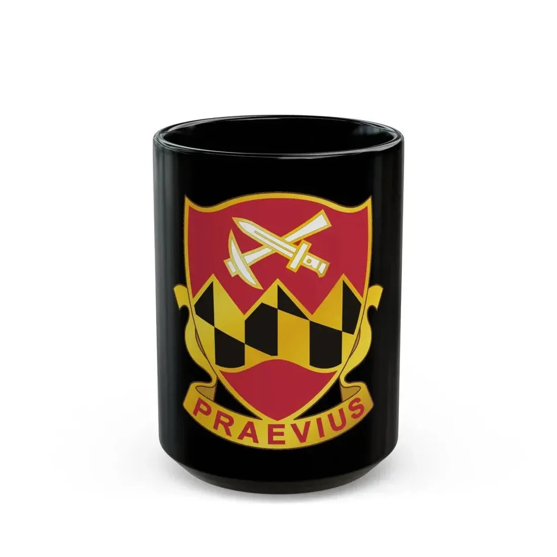 121 Engineer Battalion (U.S. Army) Black Coffee Mug 15oz - Go Mug Yourself