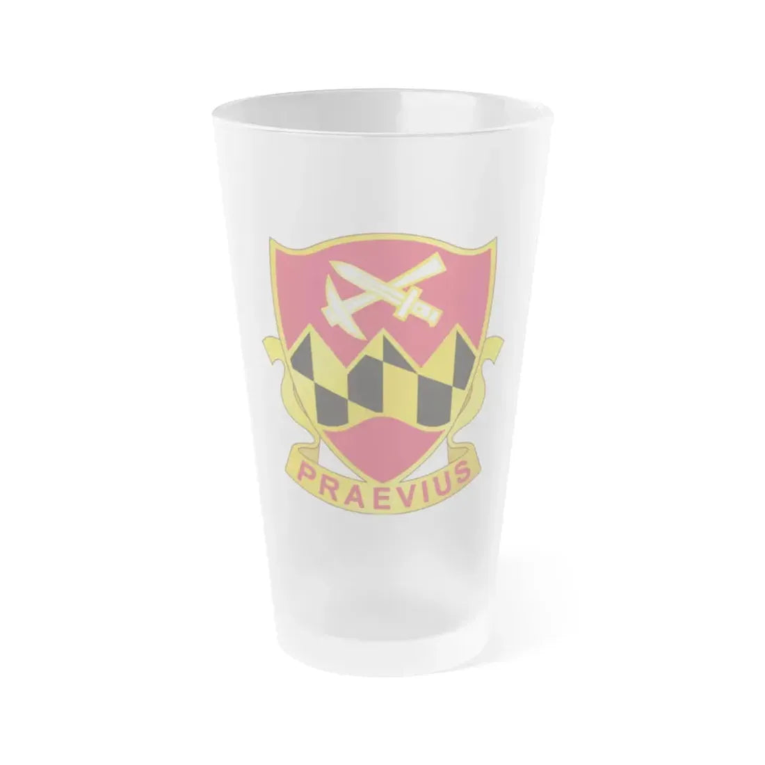 121 Engineer Battalion (U.S. Army) Frosted Pint Glass 16oz Default Title - Go Mug Yourself