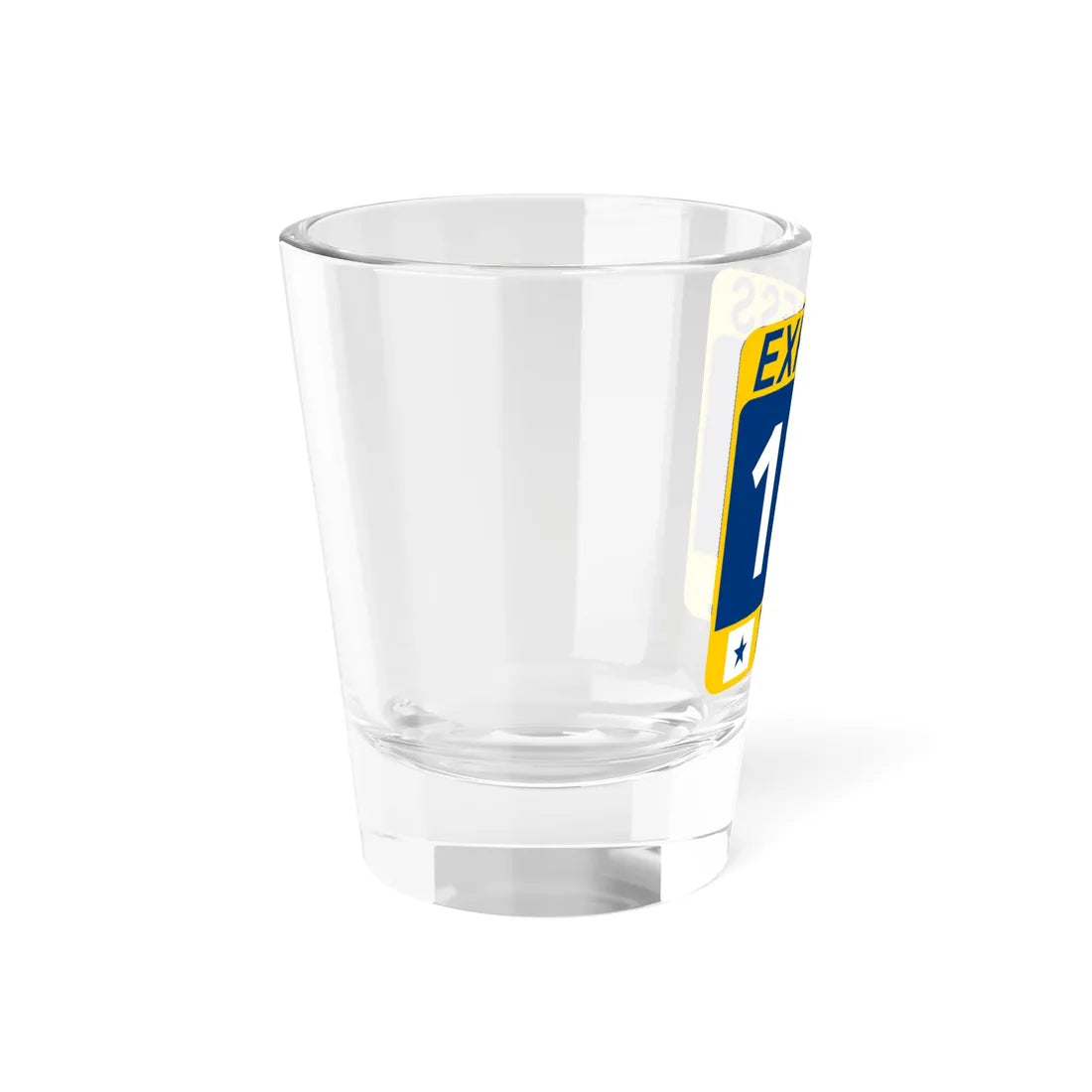 121 Express Lane free (Texas) (Road Sign) Shot Glass 1.5oz - Go Mug Yourself