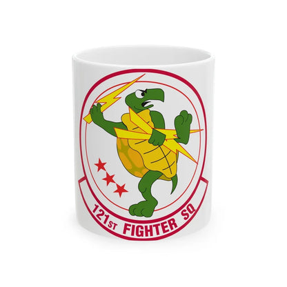 121 Fighter Squadron (U.S. Air Force) White Coffee Mug-11oz-Go Mug Yourself