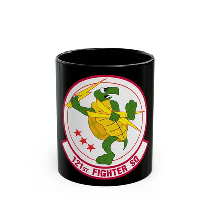 121 Fighter Squadron (U.S. Air Force) Black Coffee Mug 11oz - Go Mug Yourself