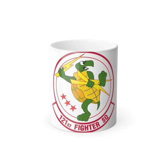 121 Fighter Squadron (U.S. Air Force) Color Changing Coffee Mug 11oz - Go Mug Yourself