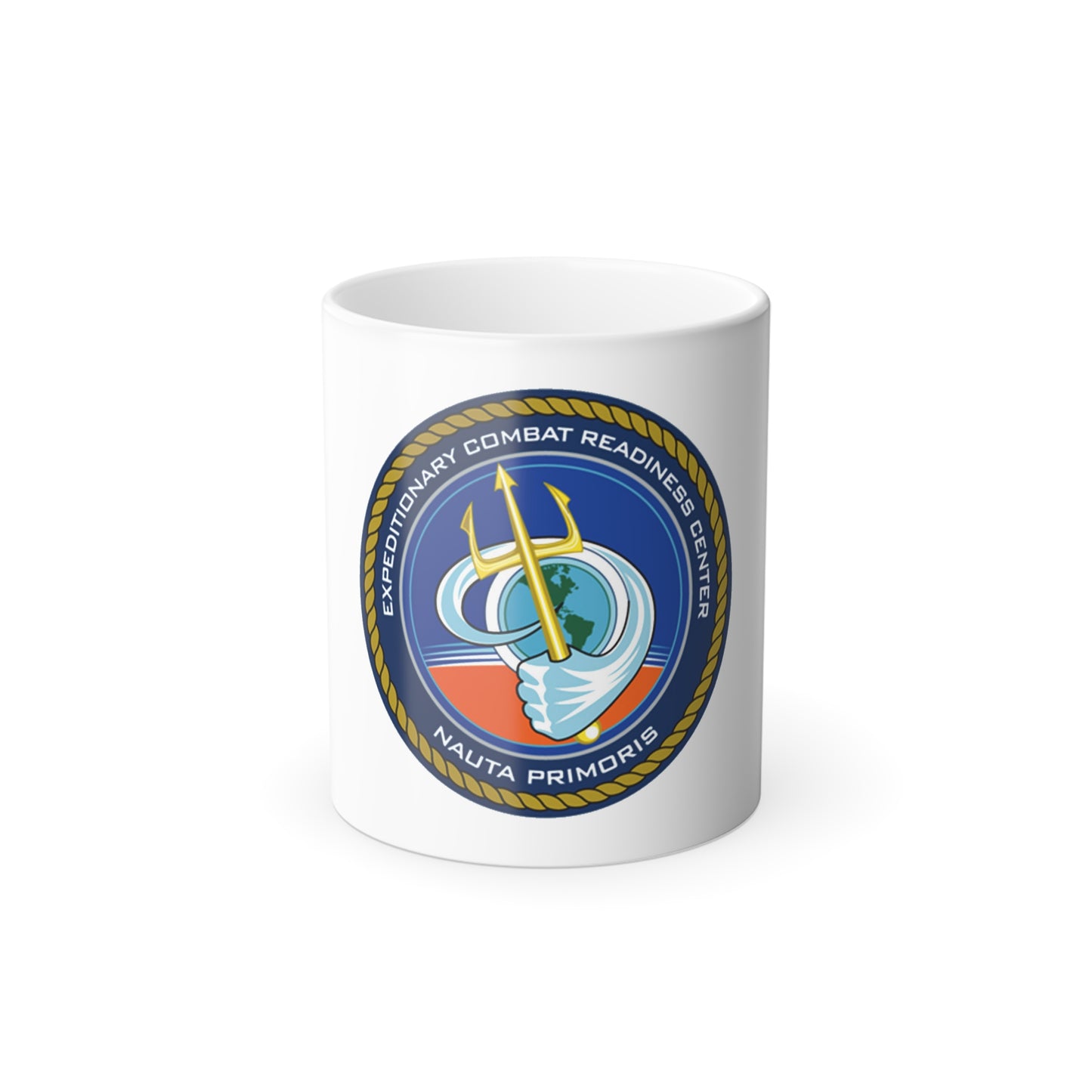 ECRC Nauta Primoris Expeditionary Combat Readiness (U.S. Navy) Color Changing Mug 11oz