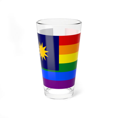 LGBT Pride Flag of Malaya (Malaysia) Pint Glass 16oz