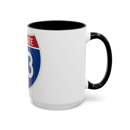 Interstate 73 (U.S. Highways) Accent Coffee Mug