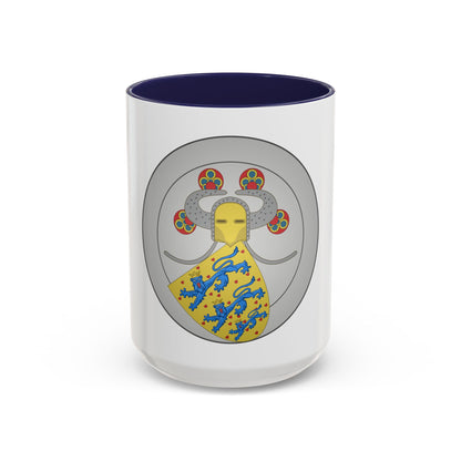 Coat of arms of Valdemar IV of Denmark - Accent Coffee Mug