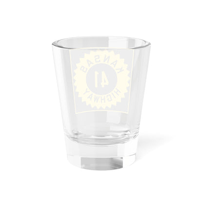 K-41 1926 (Kansas) (Road Sign) Shot Glass 1.5oz