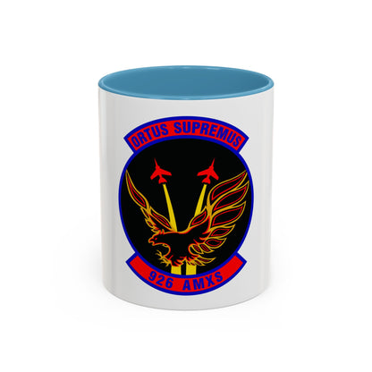 926 Aircraft Maintenance Squadron AFRC (U.S. Air Force) Accent Coffee Mug