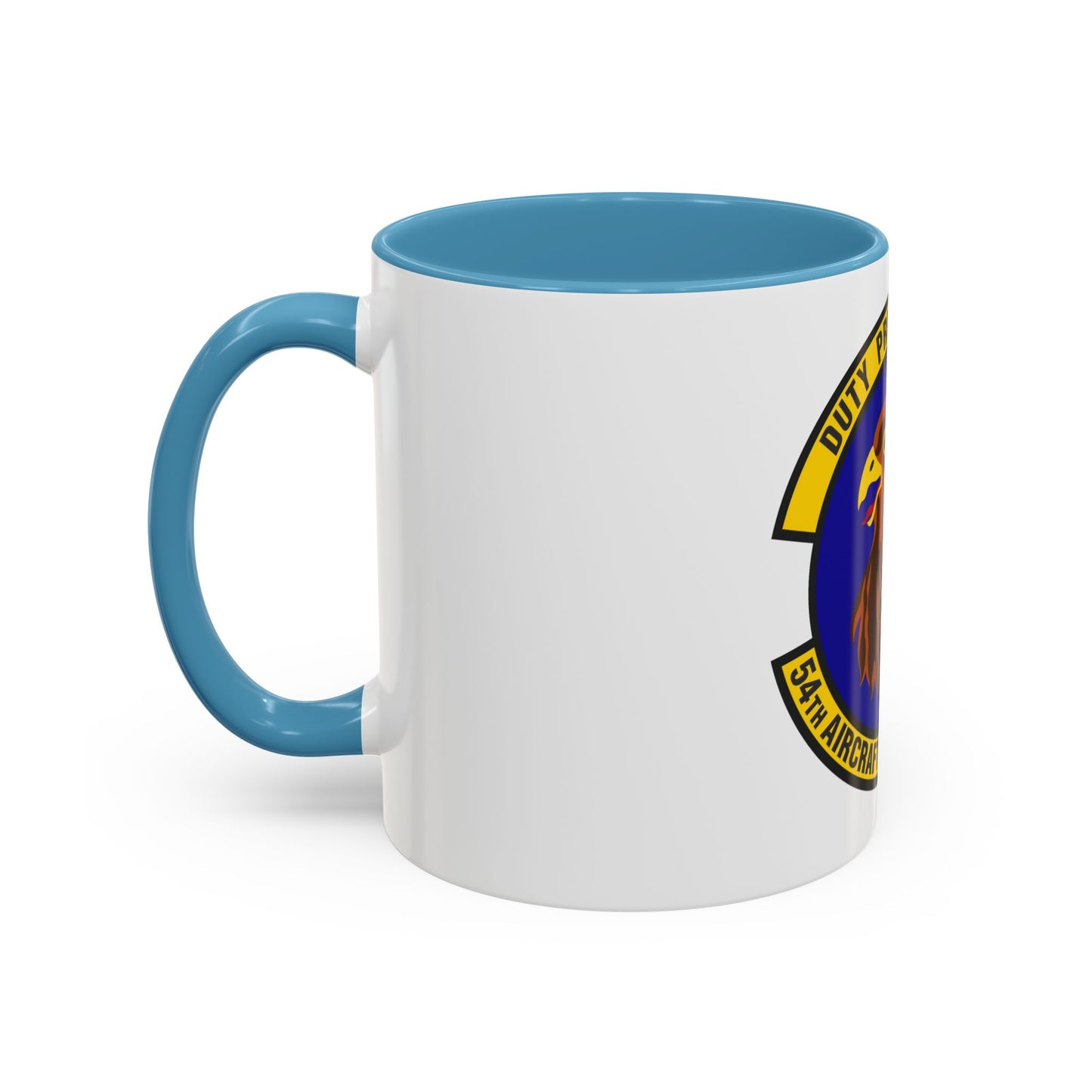 54 Aircraft Maintenance Squadron AETC (U.S. Air Force) Accent Coffee Mug