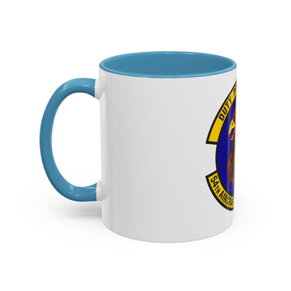 54 Aircraft Maintenance Squadron AETC (U.S. Air Force) Accent Coffee Mug