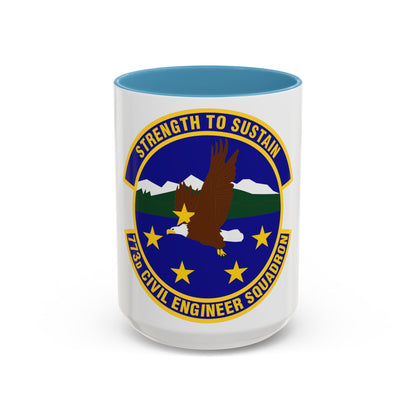 773 Civil Engineer Squadron PACAF (U.S. Air Force) Accent Coffee Mug