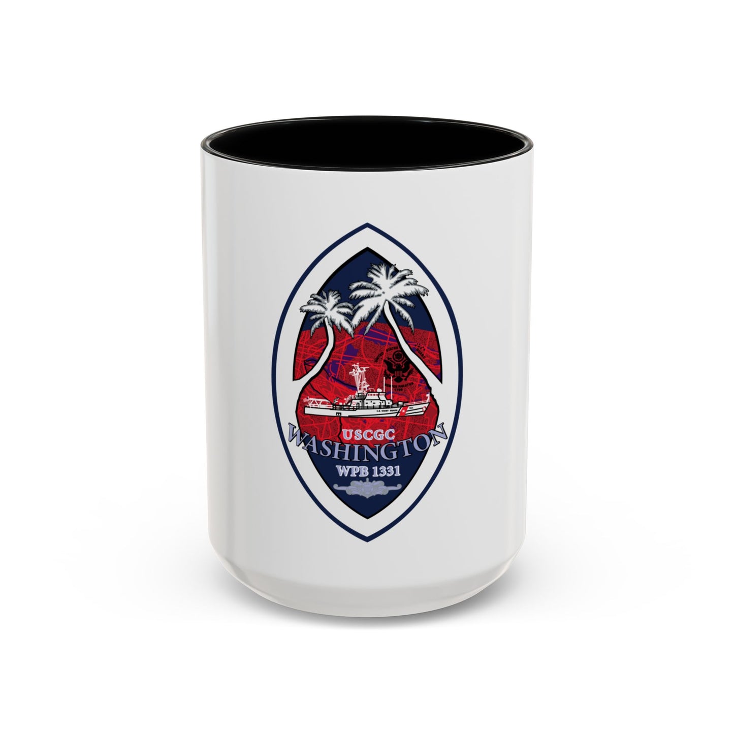 USCG Washington WPB 1331 (U.S. Coast Guard) Accent Coffee Mug