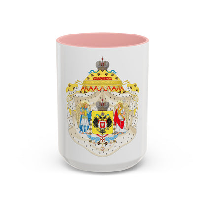 Great Coat of Arms of Congress Poland - Accent Coffee Mug