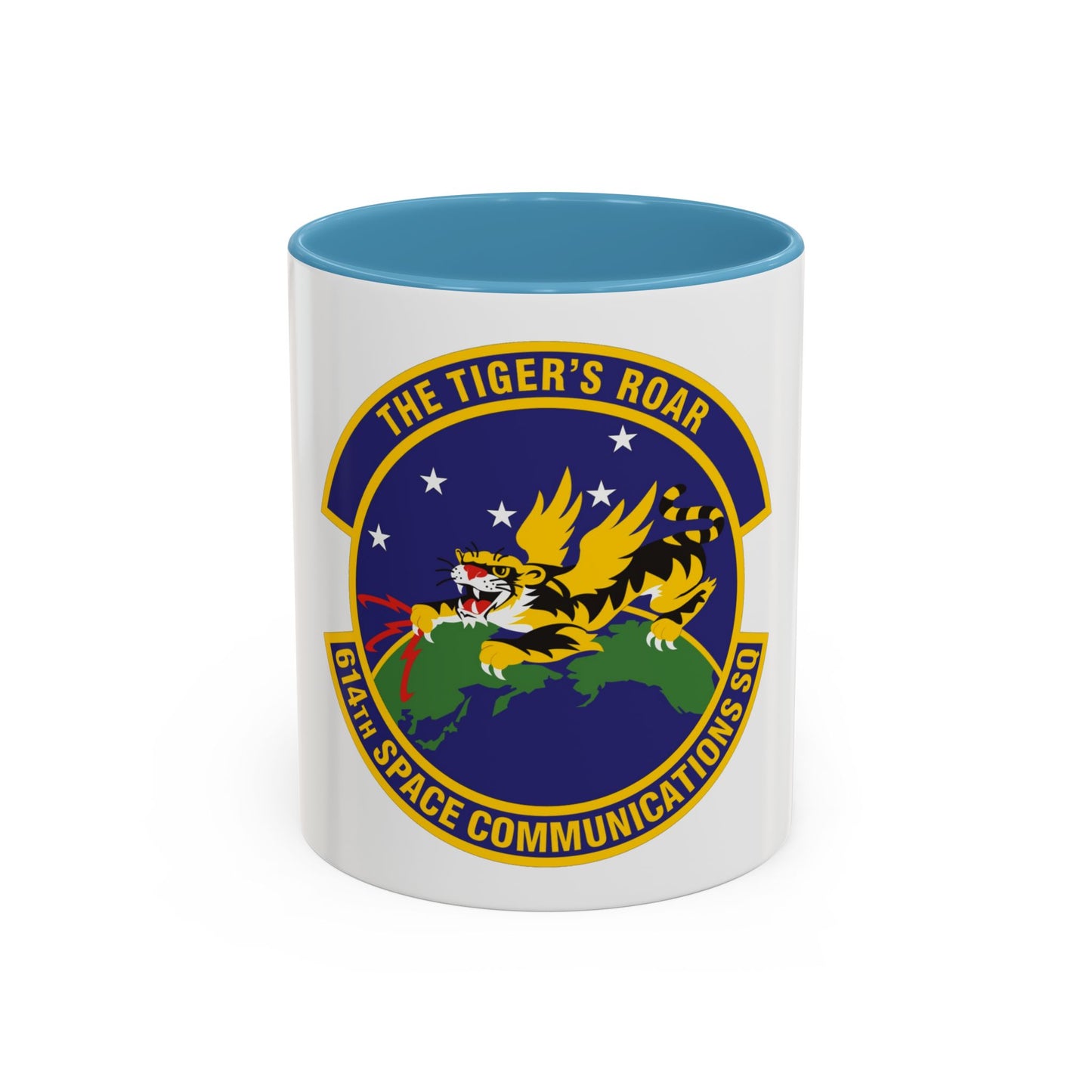 614th Space Communications Squadron (U.S. Air Force) Accent Coffee Mug