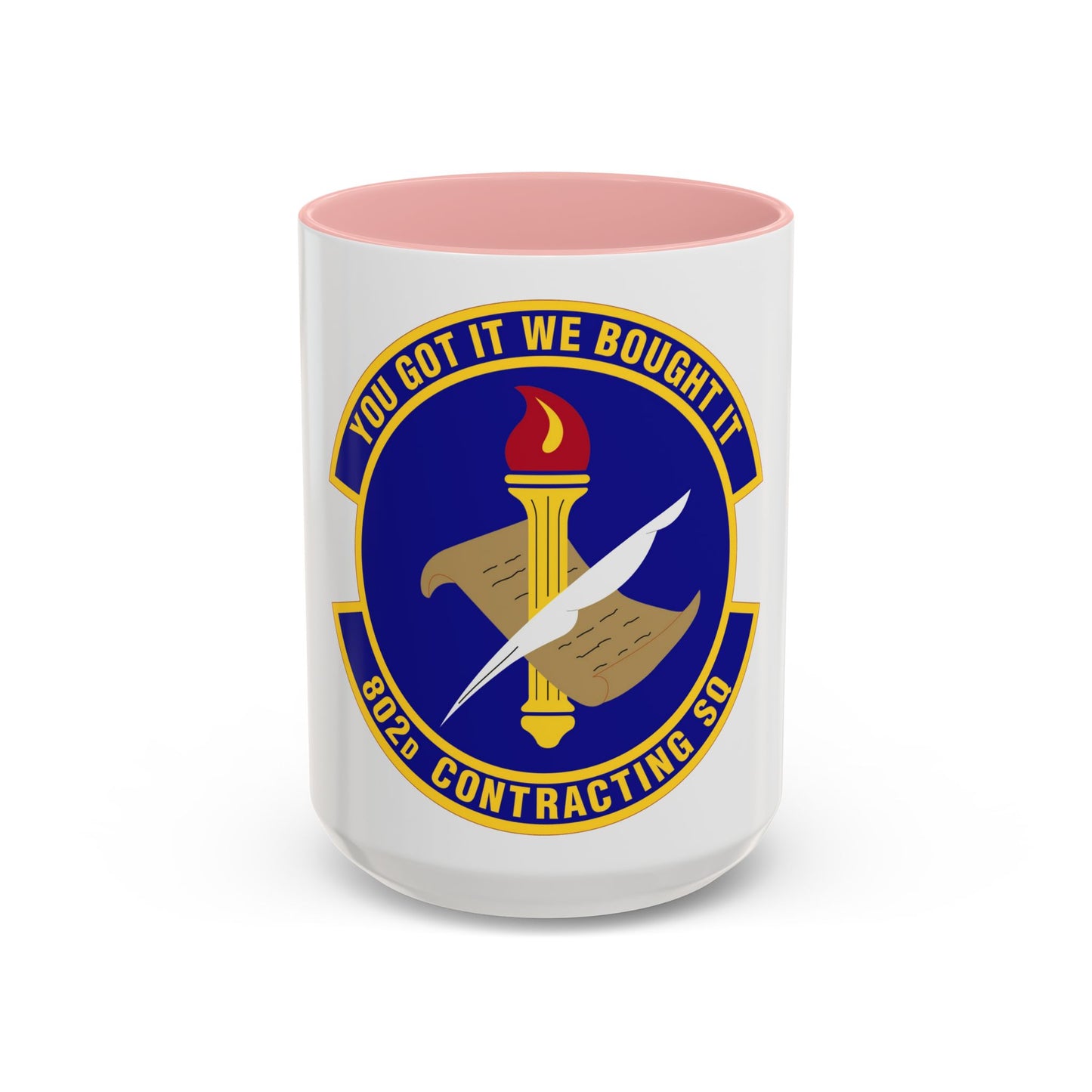 802d Contracting Squadron (U.S. Air Force) Accent Coffee Mug