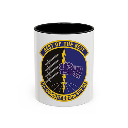 5 Combat Communications Support Squadron ACC (U.S. Air Force) Accent Coffee Mug