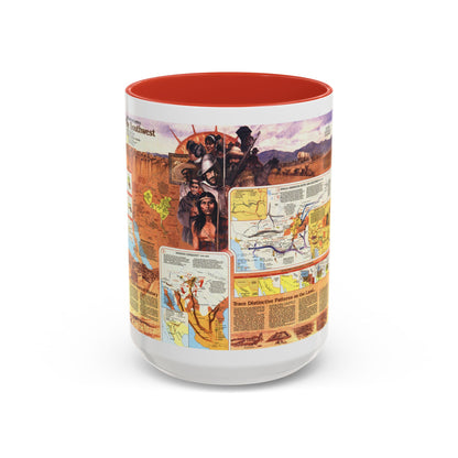 USA - Southwest 2 (1982) (Map) Accent Coffee Mug