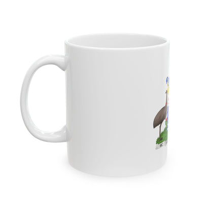 Coat of Arms Hobart Australia - White Coffee Mug