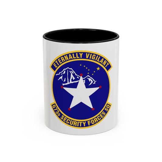 673 Security Forces Squadron PACAF (U.S. Air Force) Accent Coffee Mug