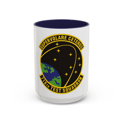 718th Test Squadron (U.S. Air Force) Accent Coffee Mug