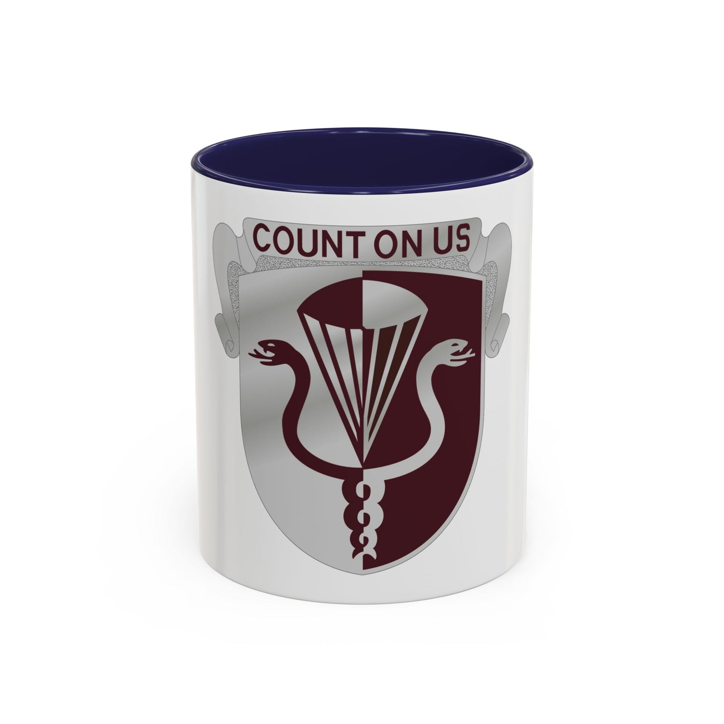 11 Medical Battalion (U.S. Army) Accent Coffee Mug