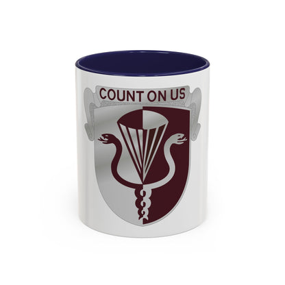 11 Medical Battalion (U.S. Army) Accent Coffee Mug