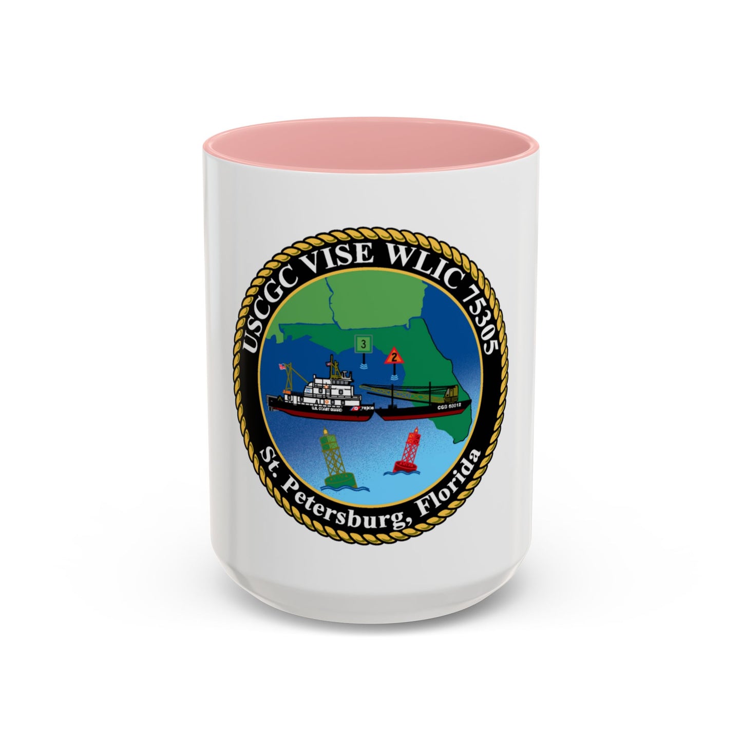 USCGC VISE WLIC 75305 (U.S. Coast Guard) Accent Coffee Mug